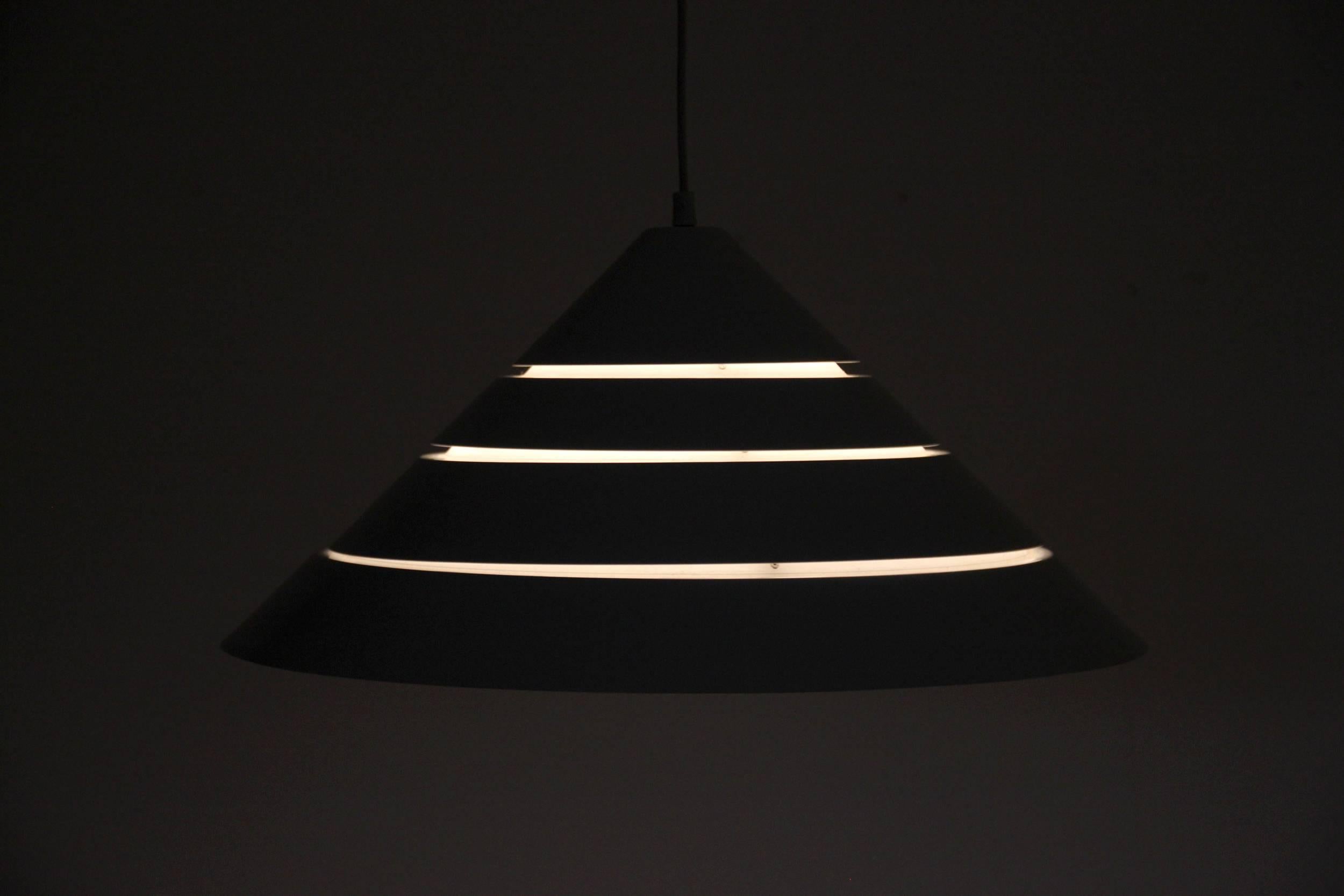 Brass Cone Ceiling Light by Hans-Agne Jakobsson, 1970s