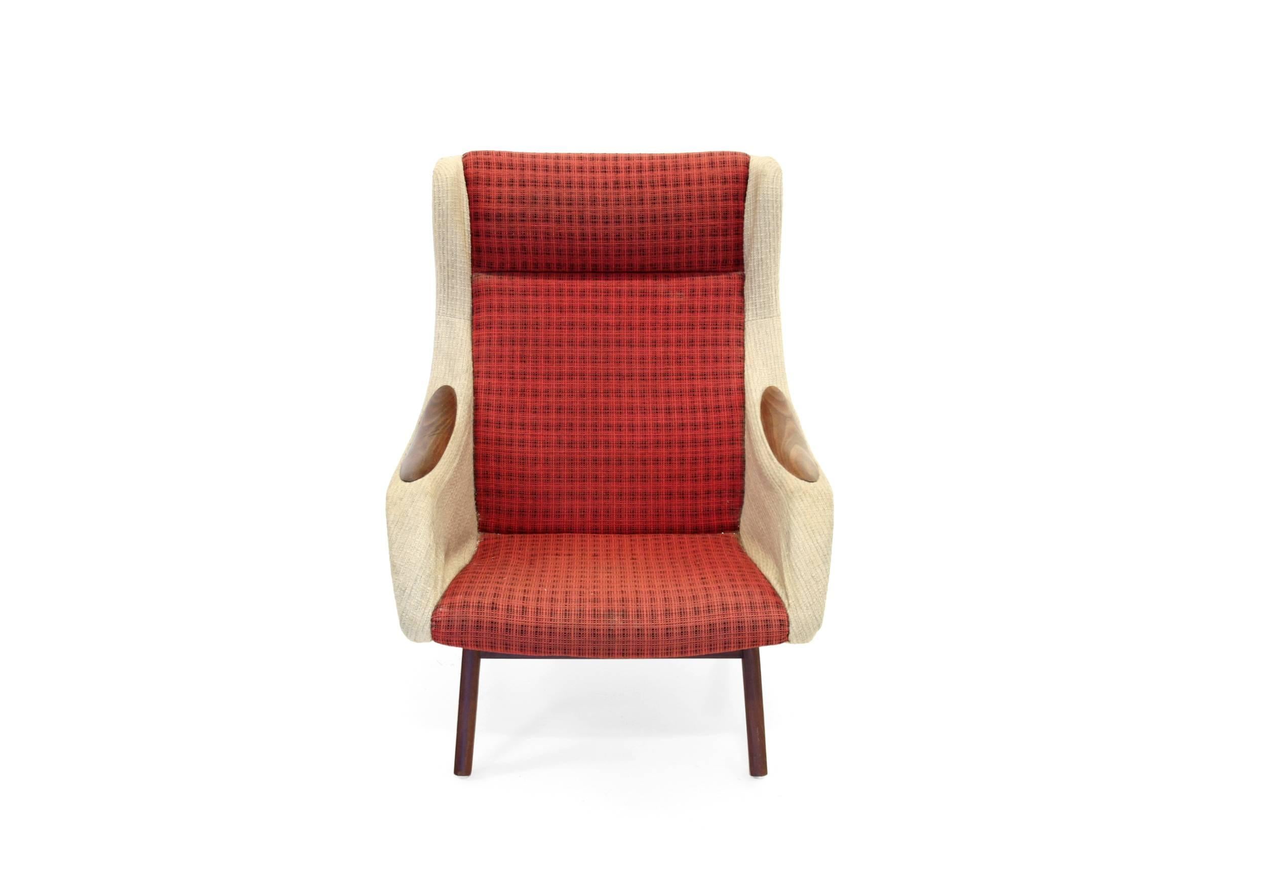 Mid-Century Modern Rare Lounge Chair by Rolf Hesland