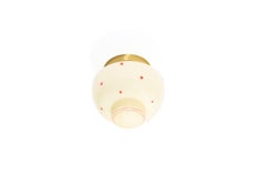 Scandinavian Mid-Century Flush Mount Ceiling Light, 1950s