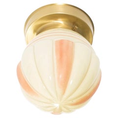 Scandinavian Mid-Century Flush Mount Ceiling Light, 1950s