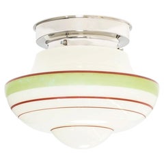 Scandinavian Mid-Century Flush Mount Ceiling Light, 1950s