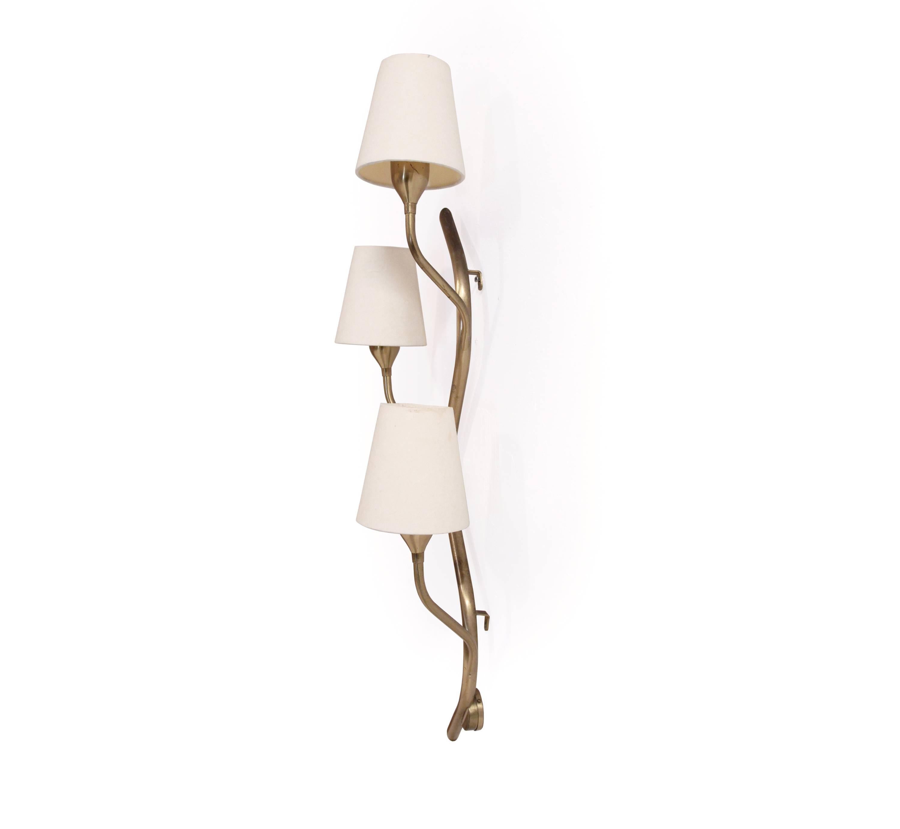 Large Midcentury Wall Light by Astra, Norway, 1960s In Excellent Condition In Oslo, NO