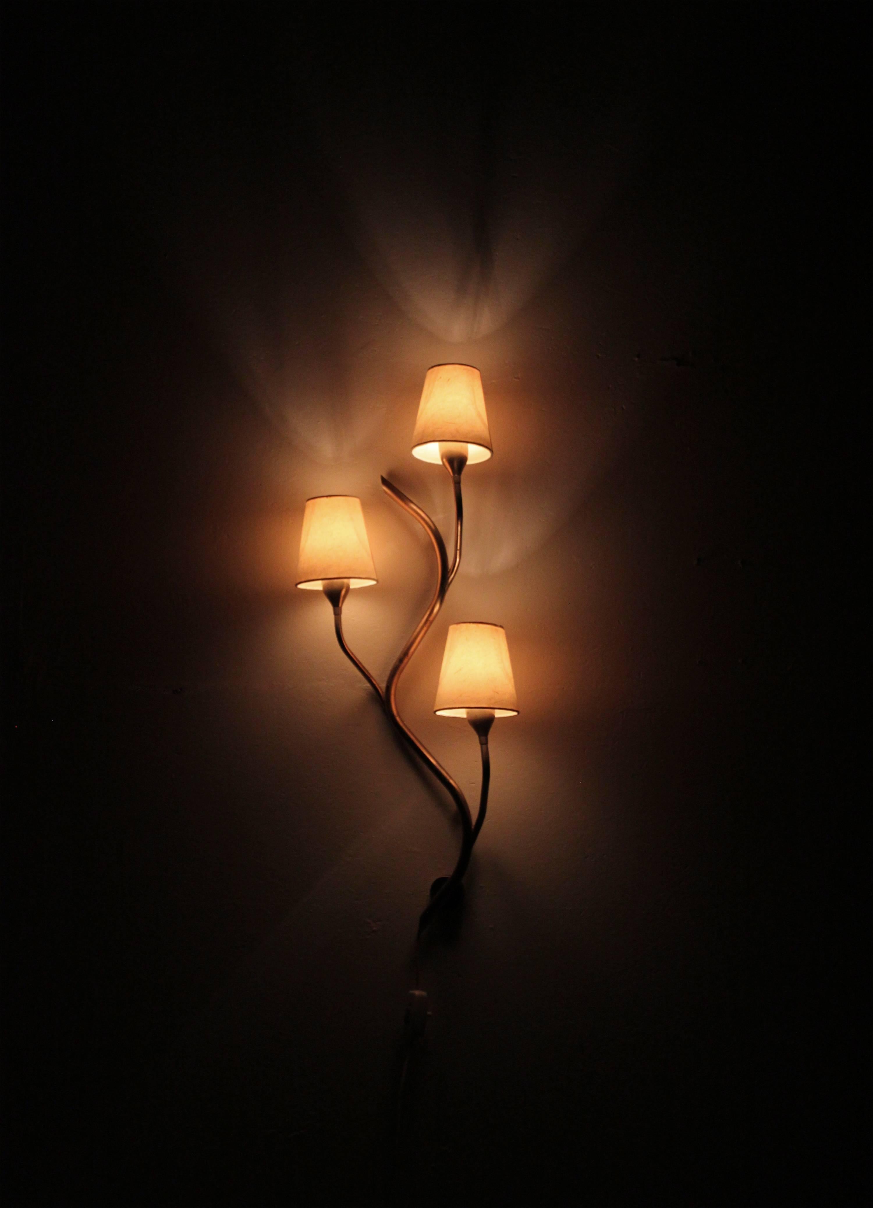 Large Midcentury Wall Light by Astra, Norway, 1960s 4