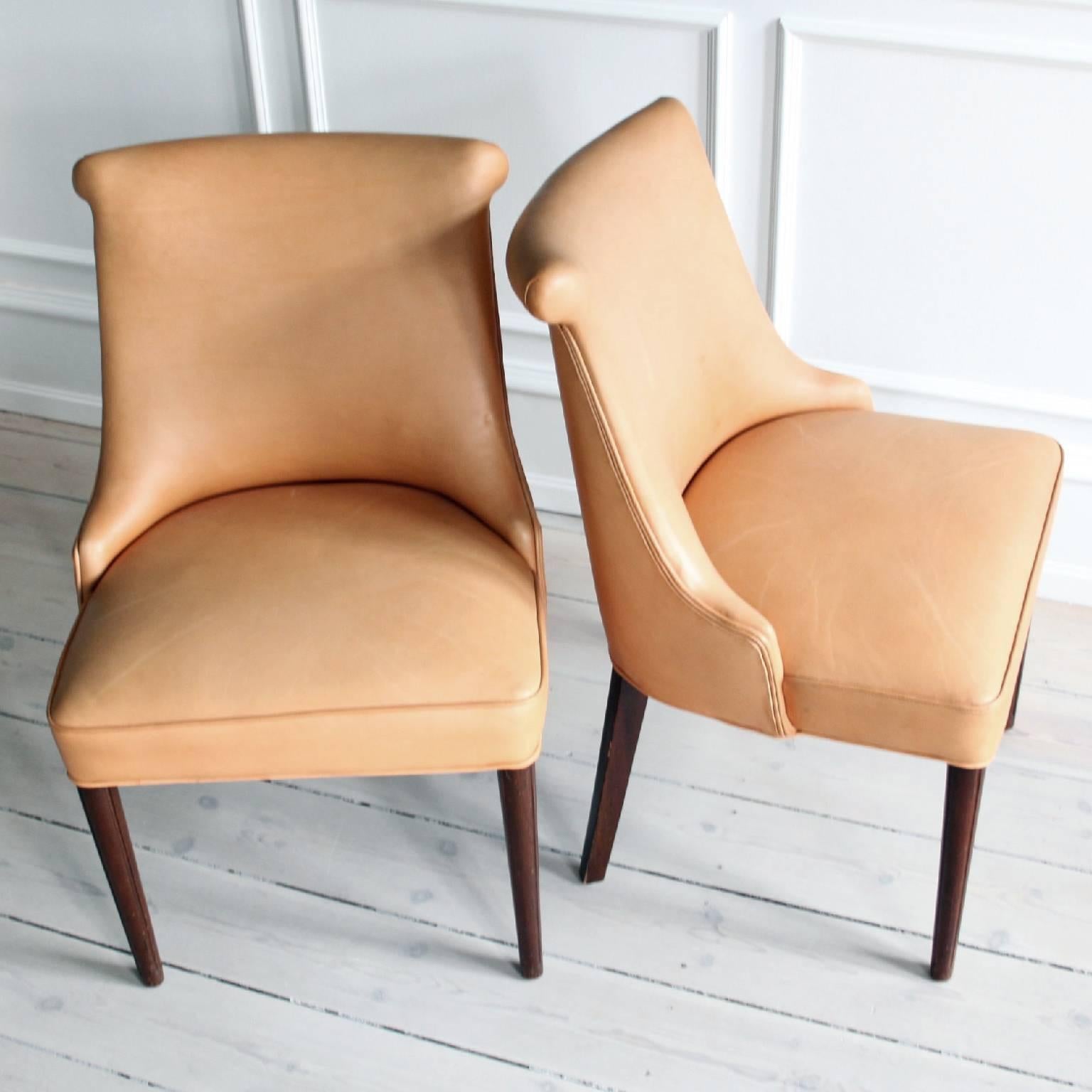 20th Century Frits Henningsen Pair of Side Chairs