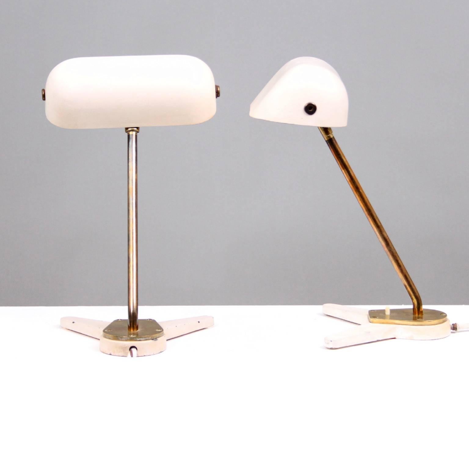 Scandinavian Modern Arne Jacobsen & Hans J. Wegner, Pair of Table Lamps