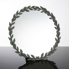 Espejo original de Estrid Ericson en estaño verde para Svenskt Tenn Años 30