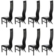 Set of Eight Marilyn Dining Chairs by Arata Isozaki for ICF Milano