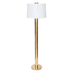 Brass Minimal Floor Lamp by Koch & Lowy