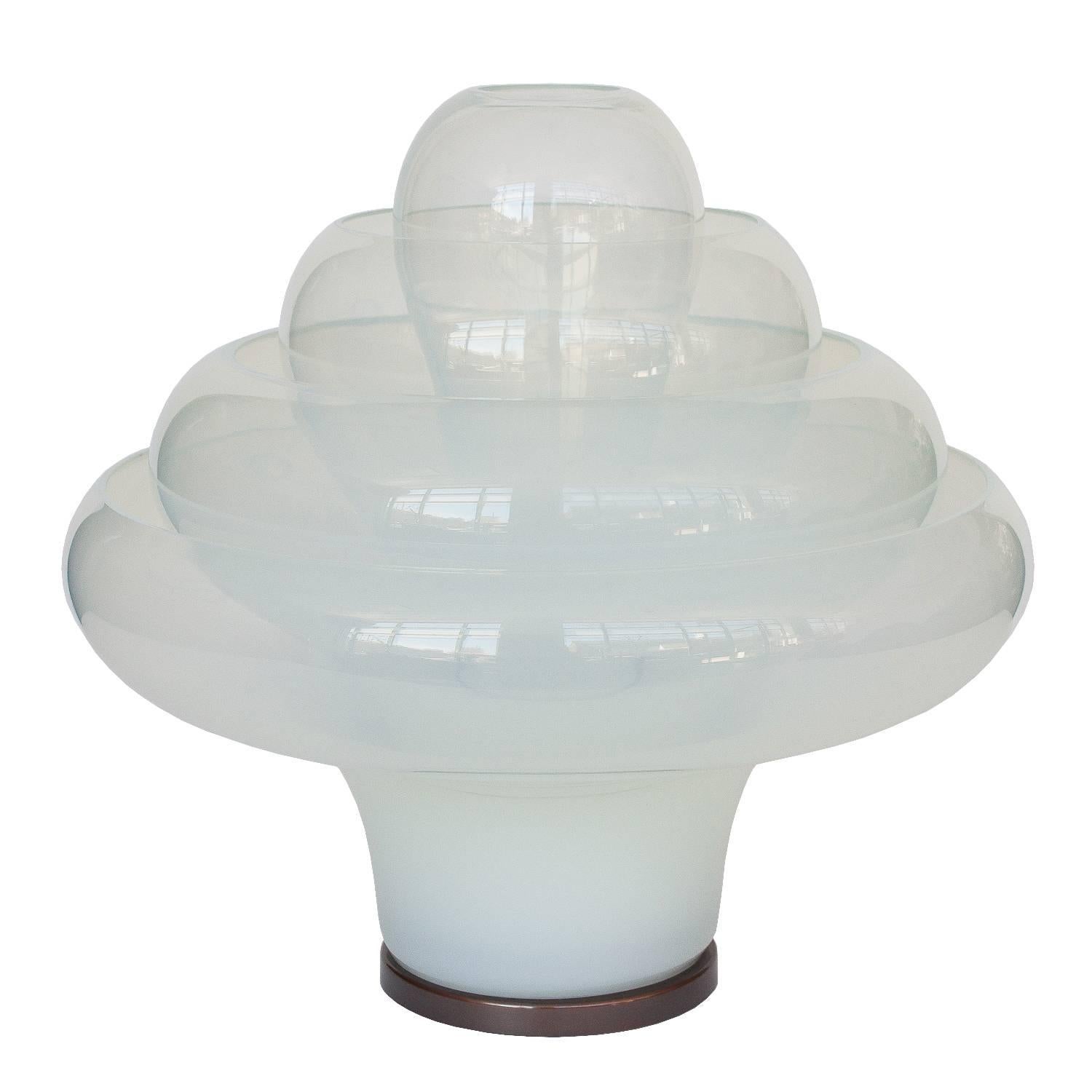 Carlo Nason "Lotus" Table Lamp for Mazzega