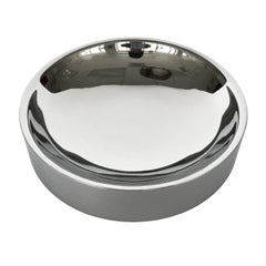 Chrome Modernist Scoop Catchall Bowl by TSAO Designs