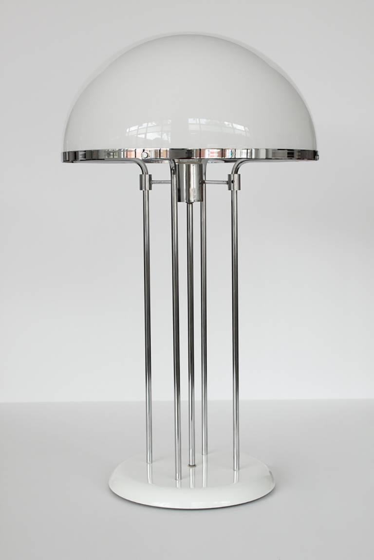 chrome dome table lamp