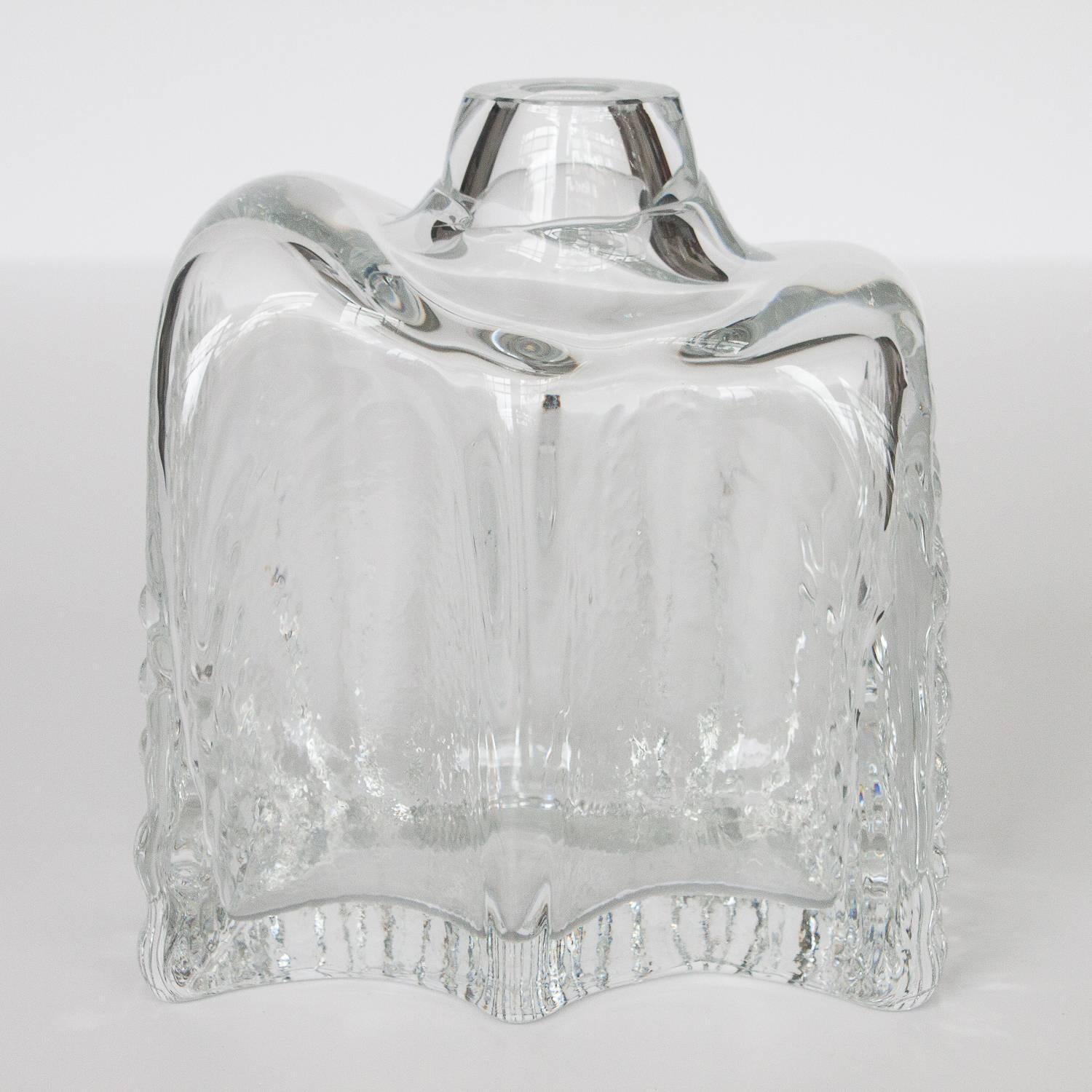 Mid-Century Modern Willem Heesen Manhattan Series Glass Vase for Leerdam Unica