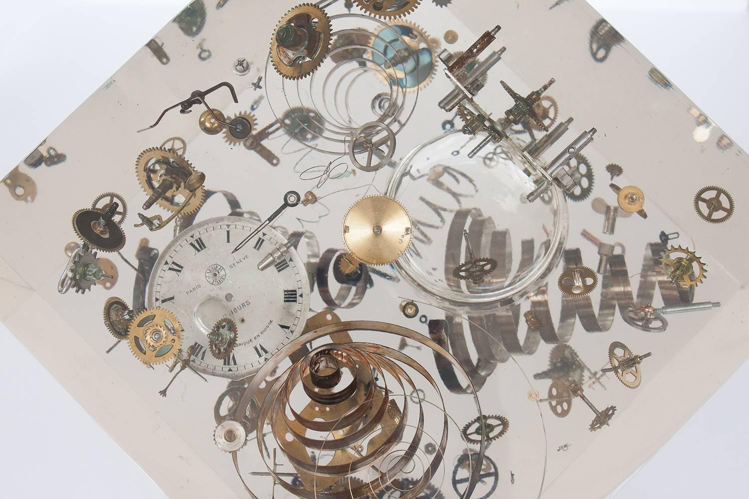 clock exploded view