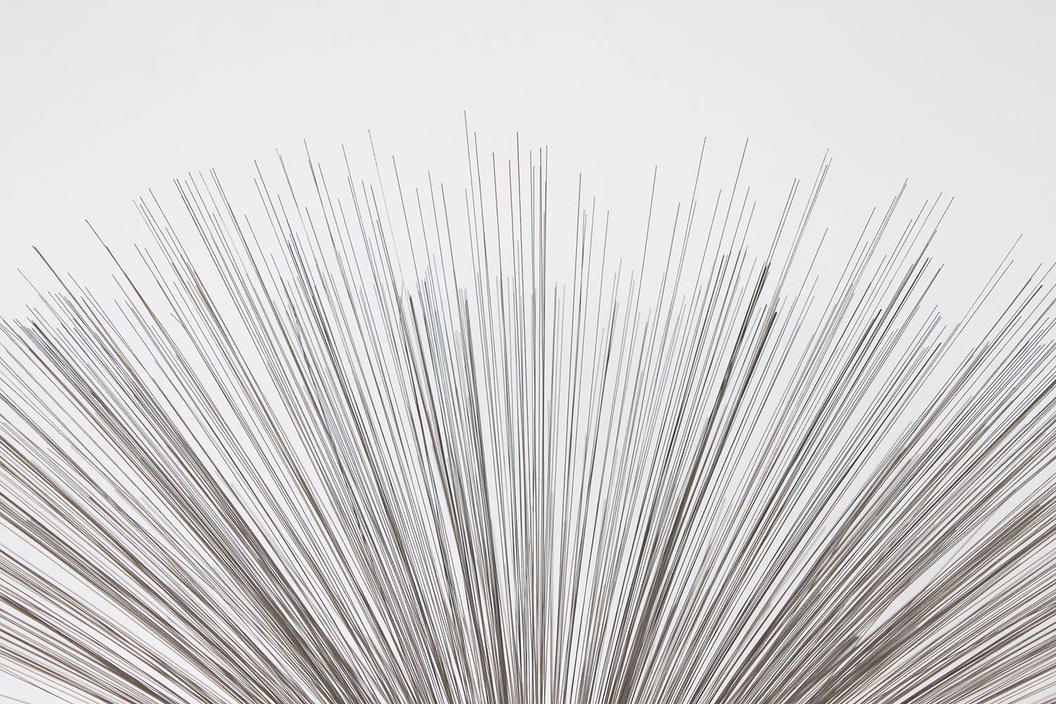 Japanese Dave Grossman Kinetic Wire Spray Sculpture in the Manner of Bertoia