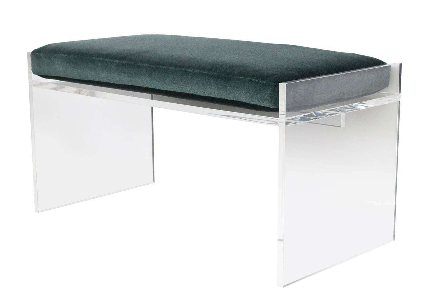 lucite benches