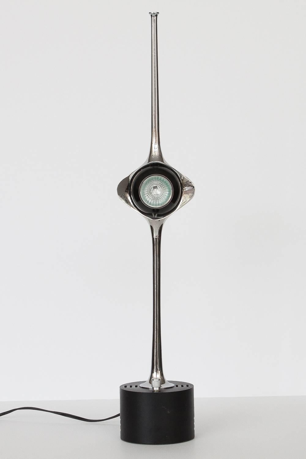 Mid-Century Modern Pair of Angelo Lelli Cobra Table Lamps for Arredoluce