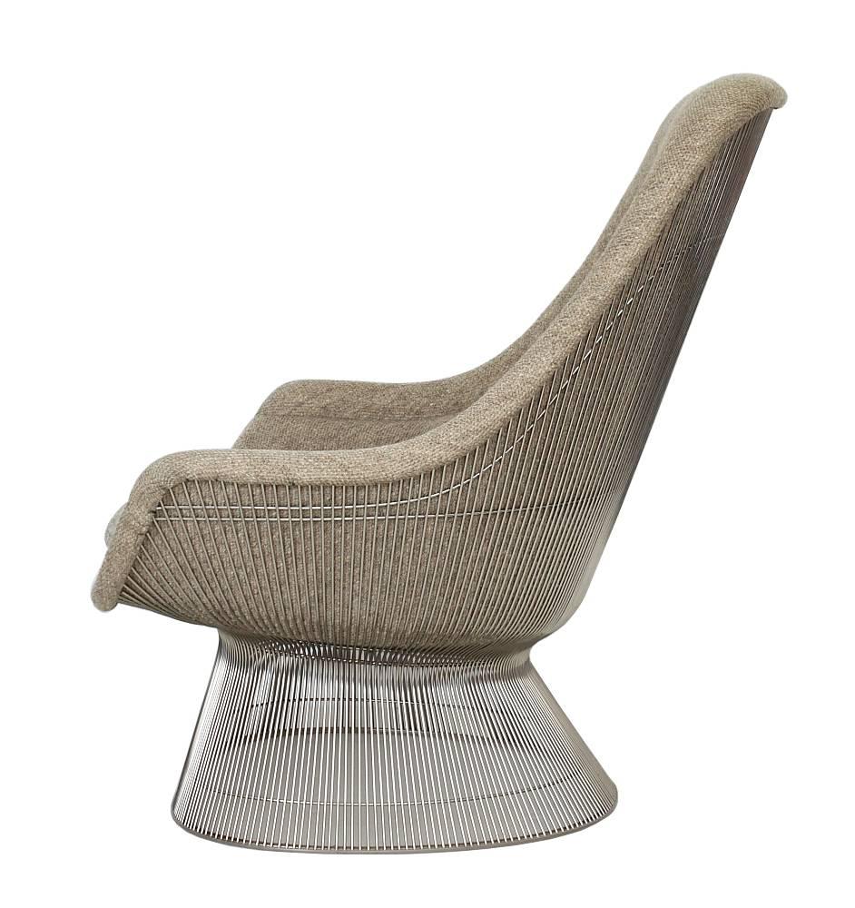 platner easy chair and ottoman