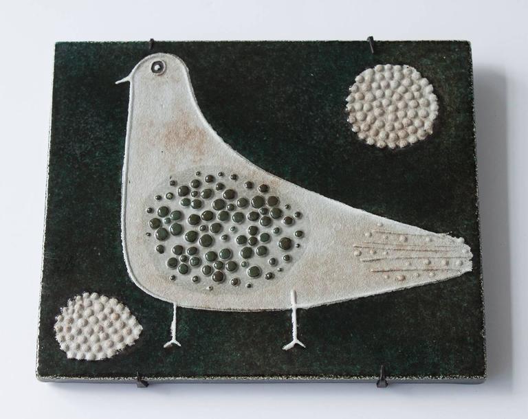 Sylvia Leuchovius Ceramic Wall Plaque For Rorstrand At 1stdibs