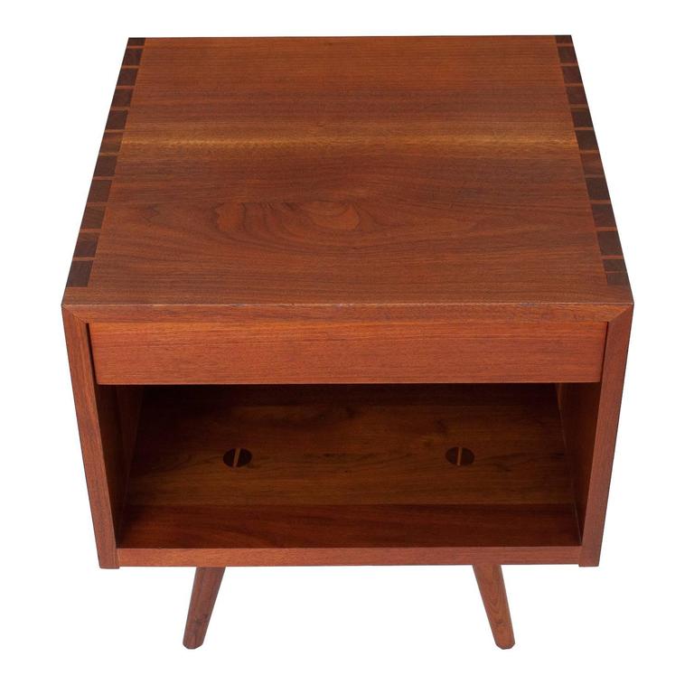 Pair of Solid Walnut Nightstands by Nakashima at 1stDibs