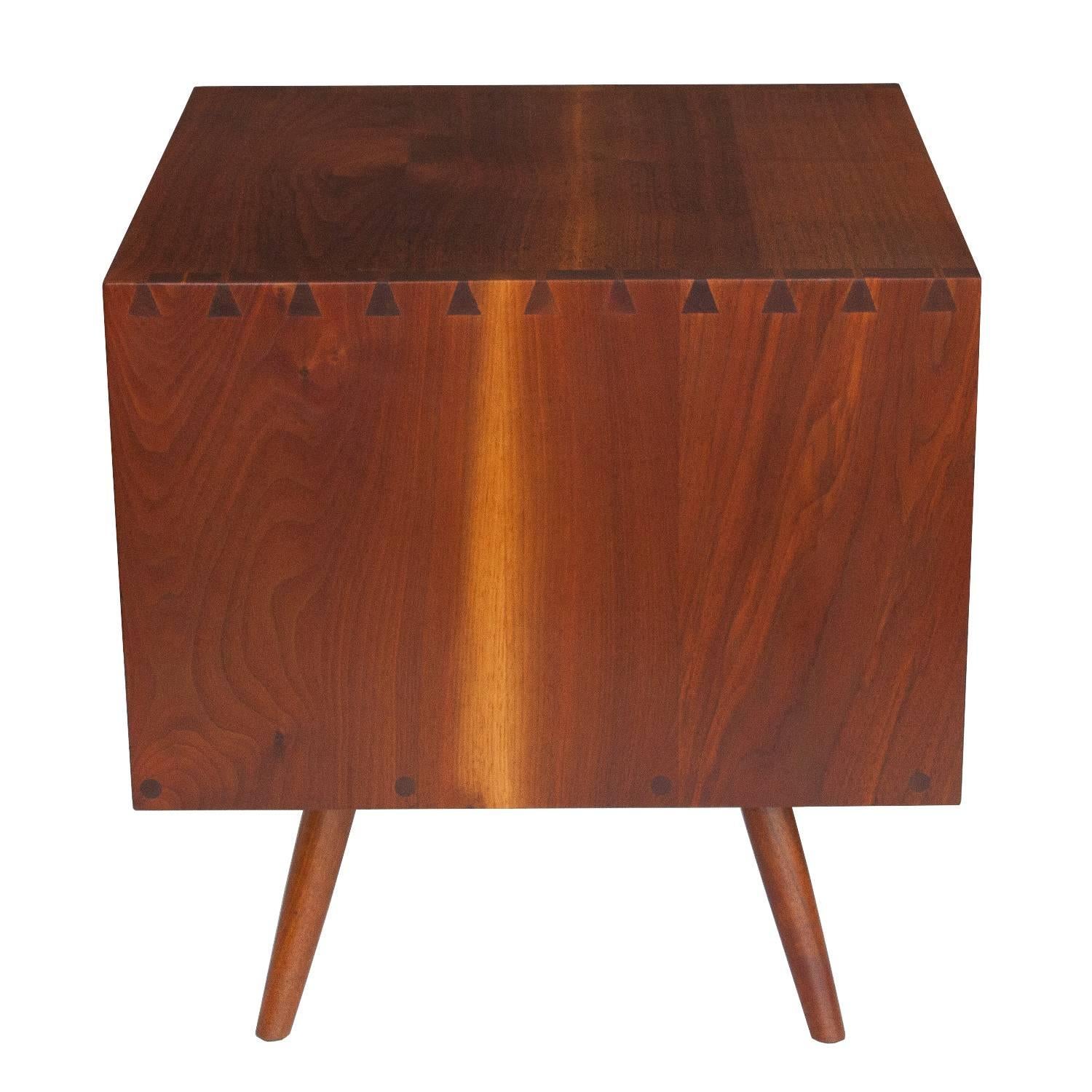 Pair of Solid Walnut Nightstands by George Nakashima 3