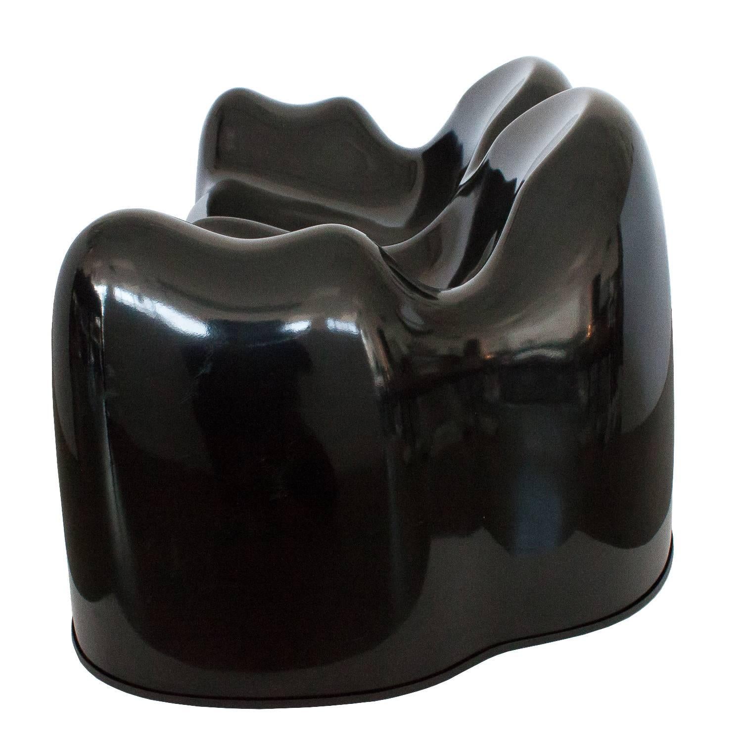 Wendell Castle Black Molar Seating Group Set 2