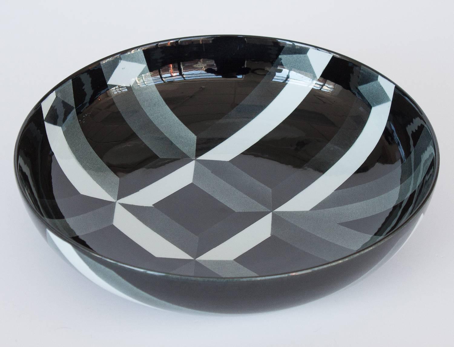 Glazed Porcelain Bowl by Rolf Sinnemark for Rörstrand