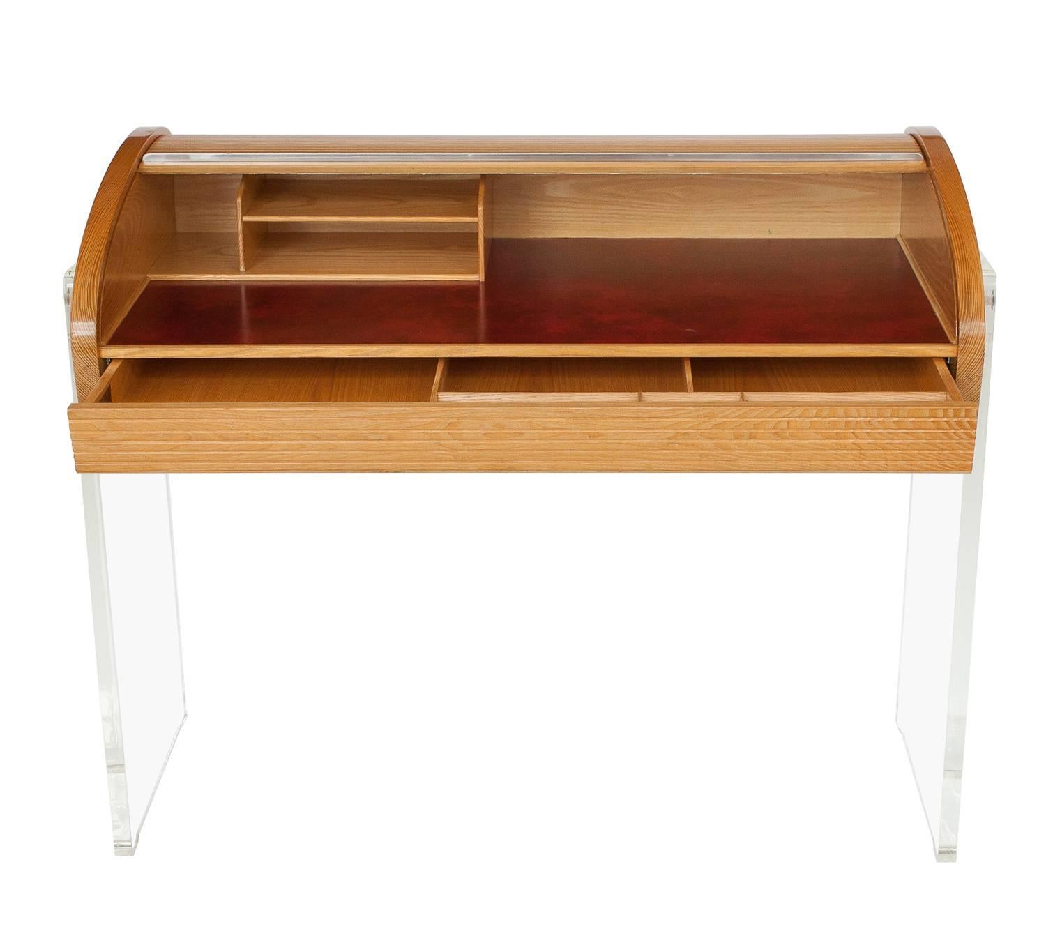 American Vladimir Kagan Roll Top Writing Desk For Sale