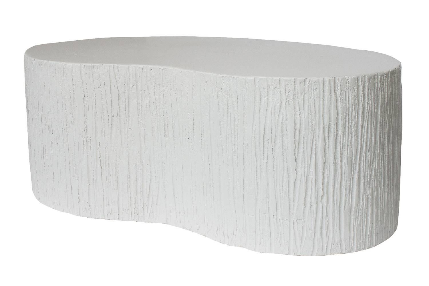 plaster coffee table