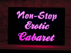 God's Own Junkyard, Non-Stop Erotic Cabaret Light Box