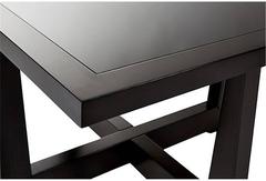 Giorgetti Reverso Square Side Table with Glass Top