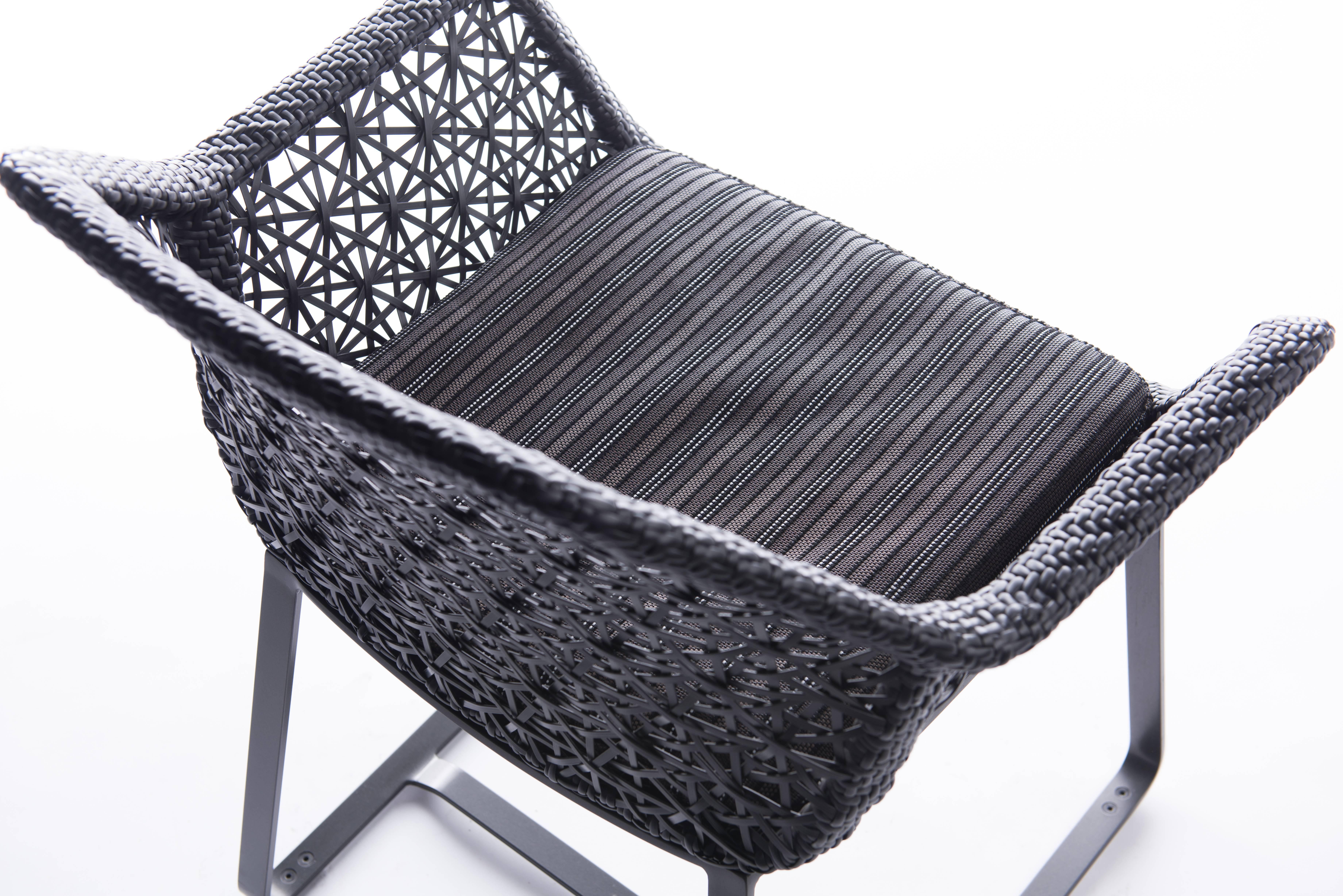 Contemporary Maia Outdoor Dining Armchair For Sale