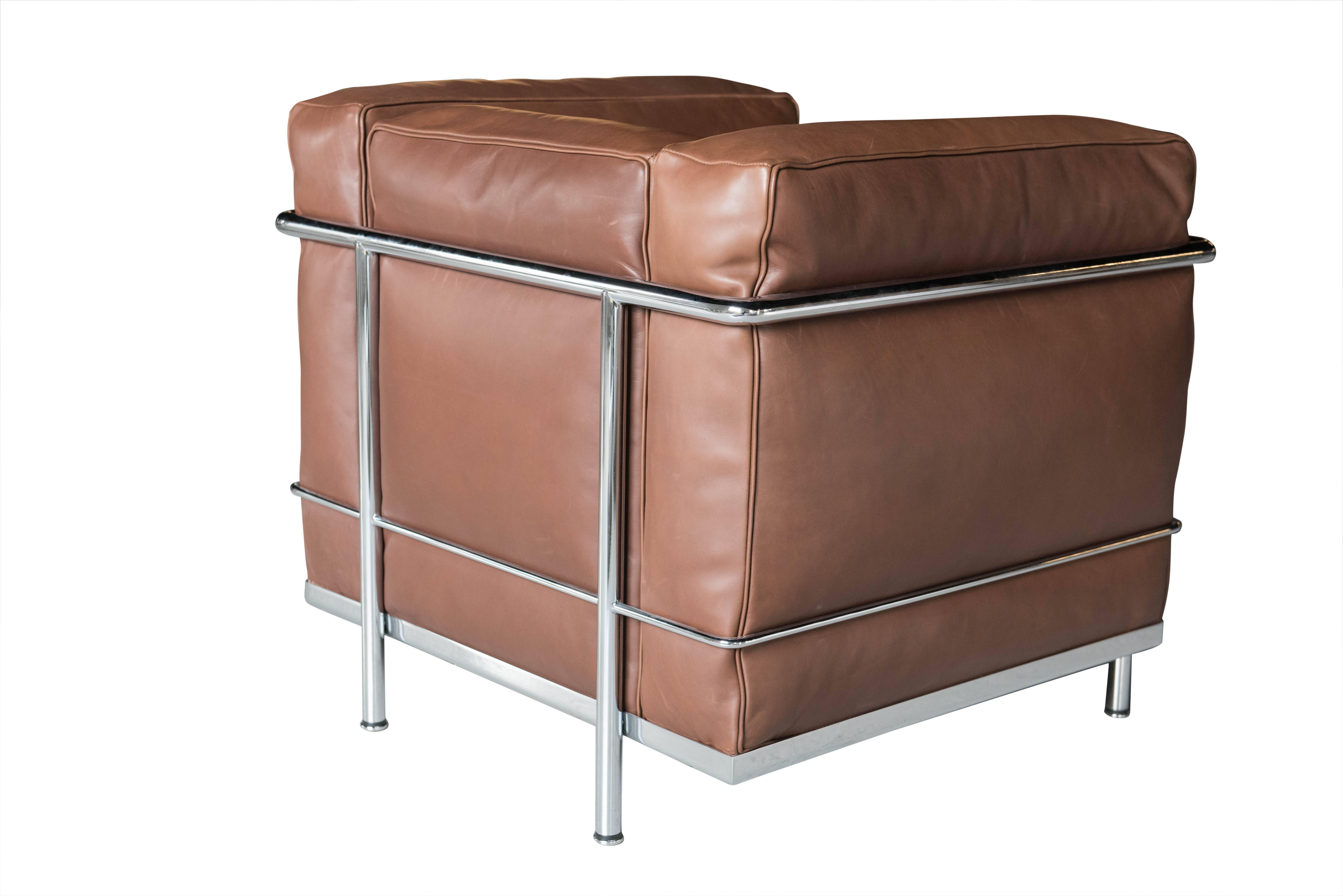 Cassina LC2 Armchair In Excellent Condition In Houston, TX