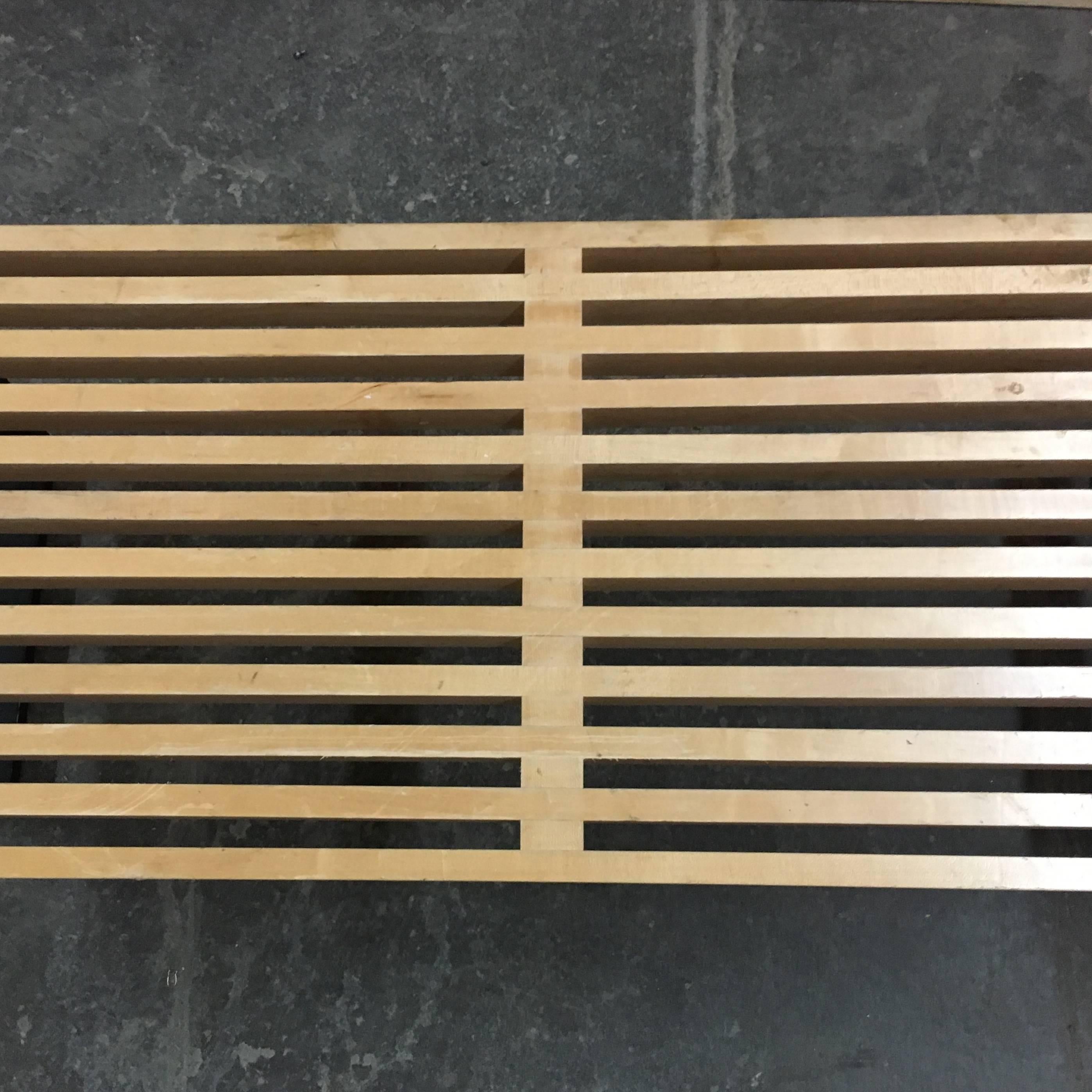 George Nelson for Herman Miller Slat Bench In Good Condition In Brooklyn, NY