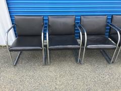 Ten Ludwig Mies Van Der Rohe Brno Dining Chairs for Knoll