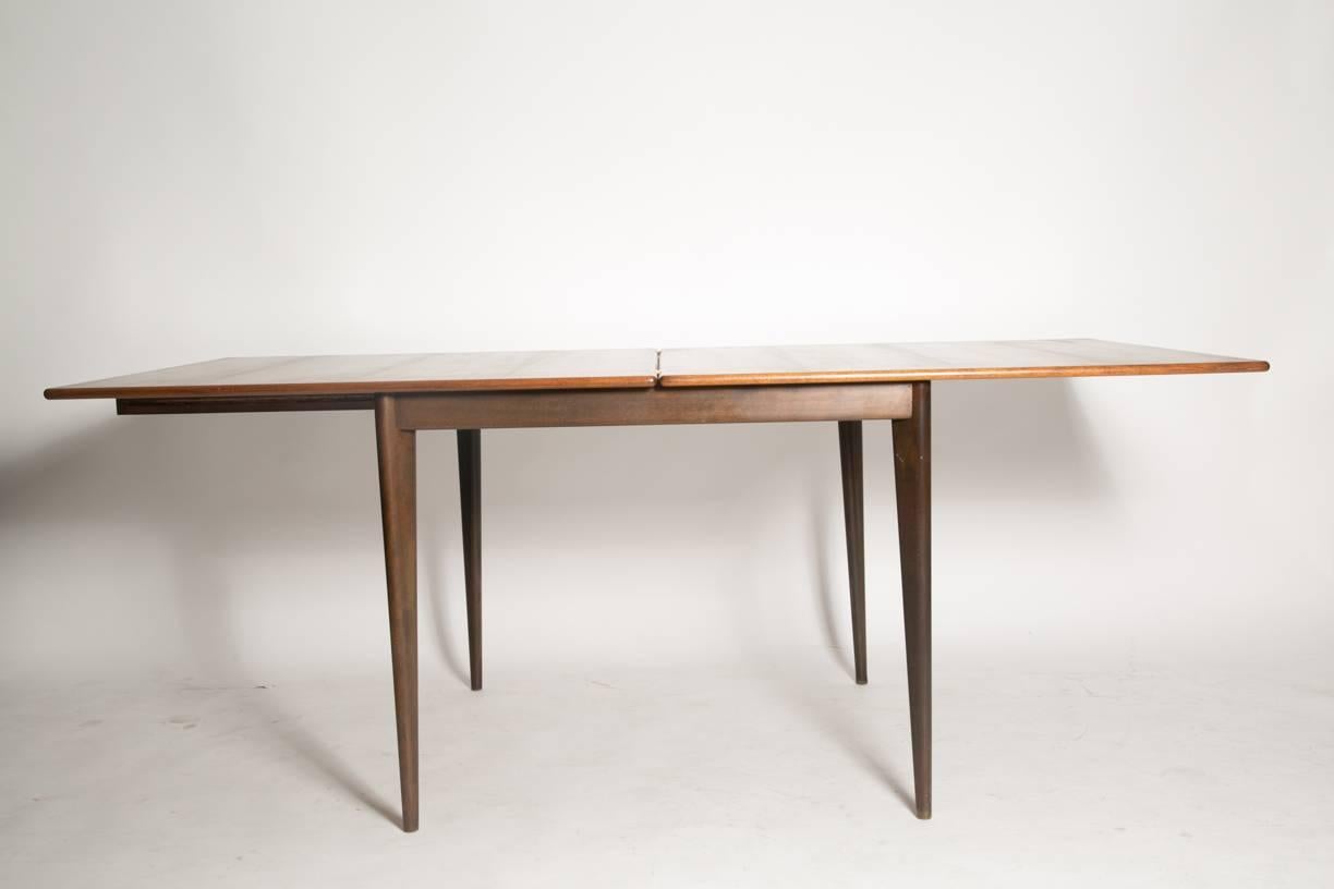 Scandinavian Modern Nils Jonsson Rosewood Flip-Top Extension Table