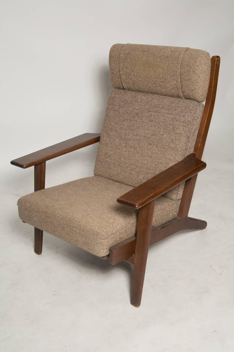 Scandinavian Modern Hans Wegner GE290 Lounge Chair for GETAMA