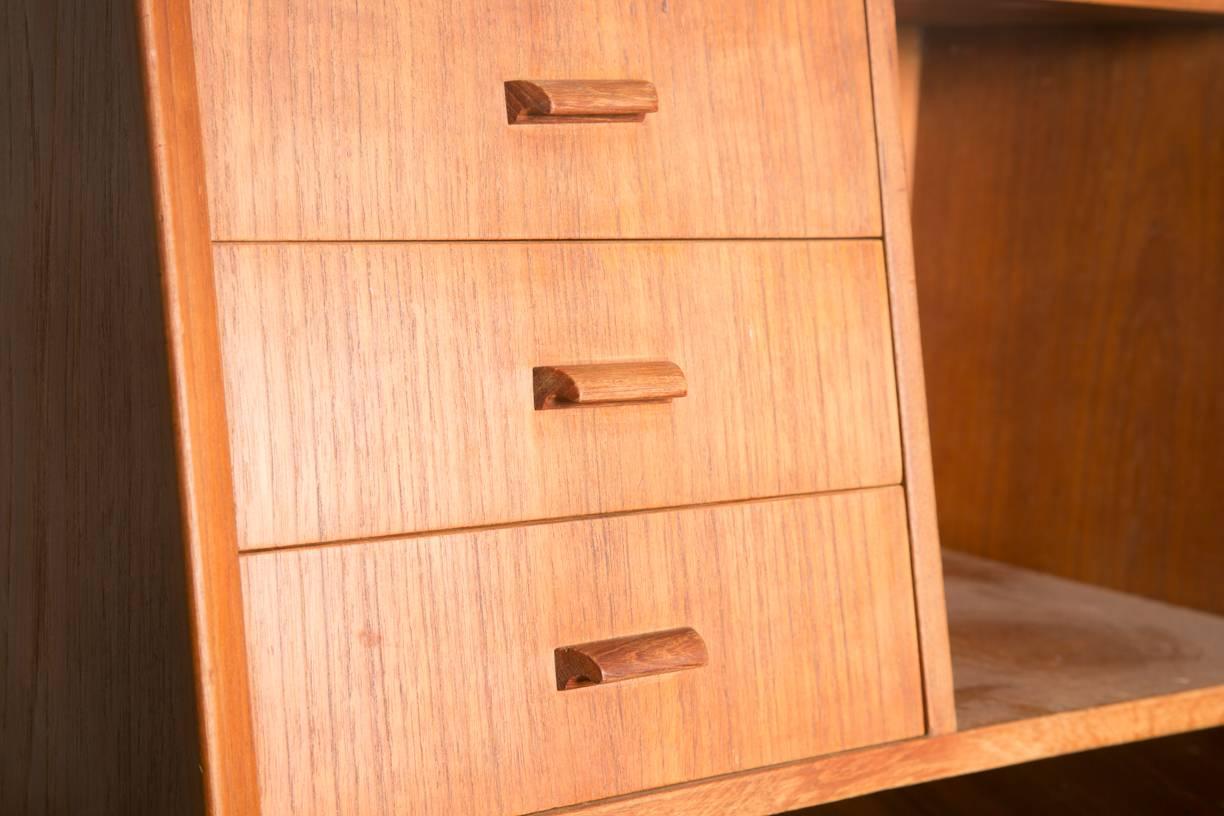 Scandinavian Modern Danish Teak Secretary Desk or Hutch