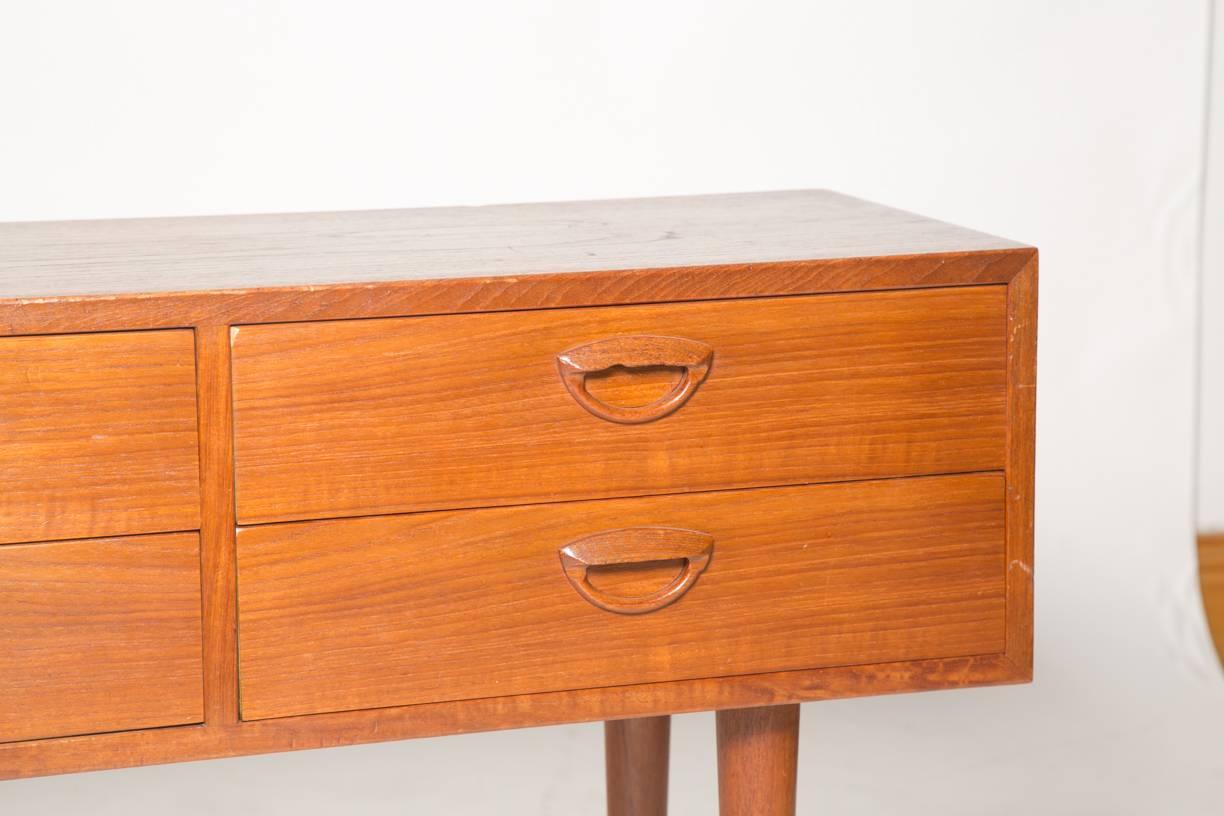Kai Kristiansen Teak Chest of Drawers In Good Condition In Brooklyn, NY