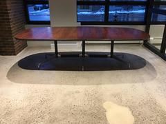 Spectaculaire table à manger ou de conférence Herman Miller Eames en palissandre brésilien