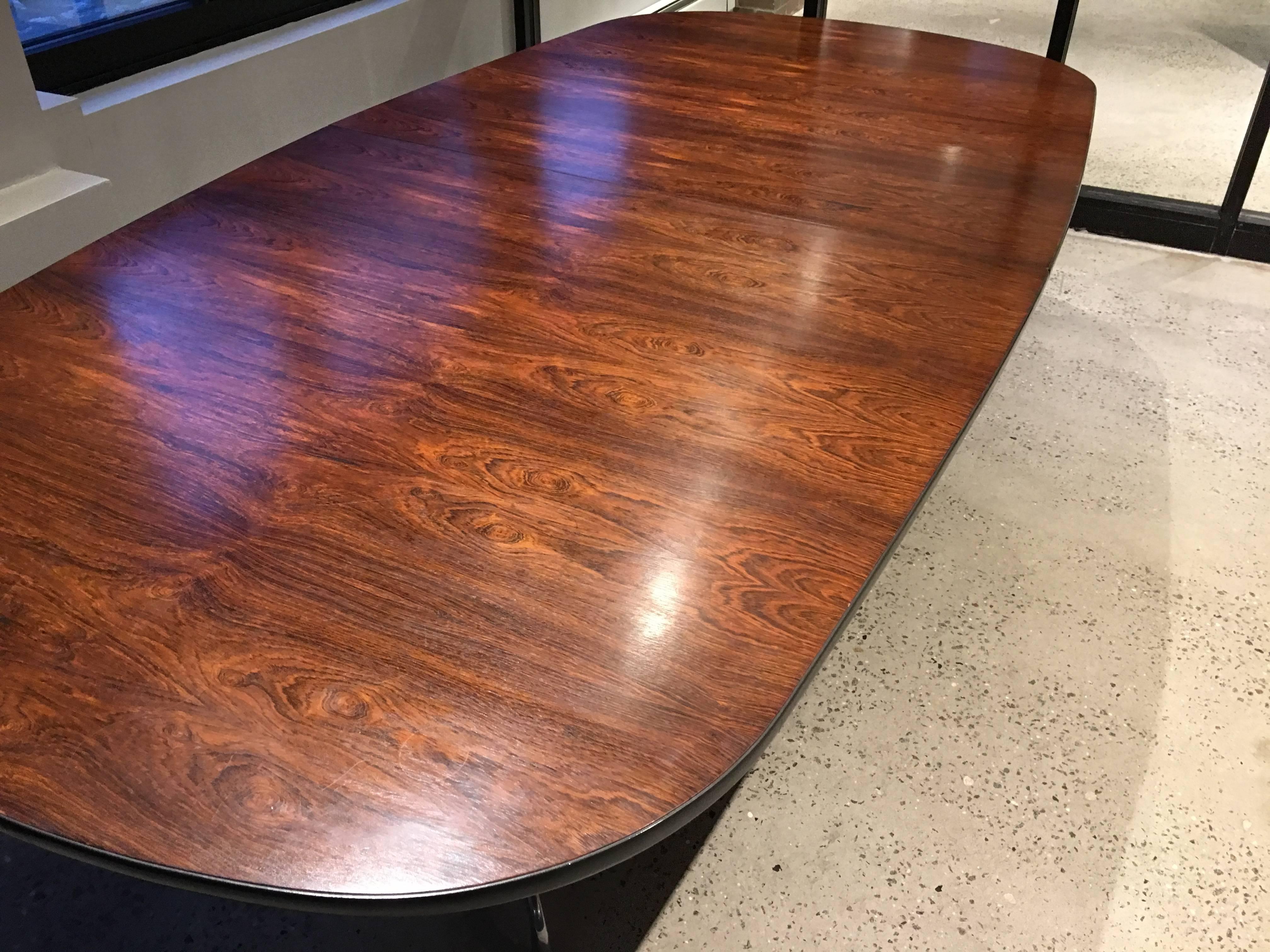 Mid-Century Modern Spectacular Herman Miller Eames Brazilian Rosewood Dining or Conference Table