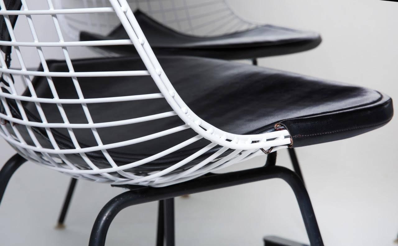 Mid-Century Modern Four Herman Miller Eames Dkx-2 Bikini Chairs
