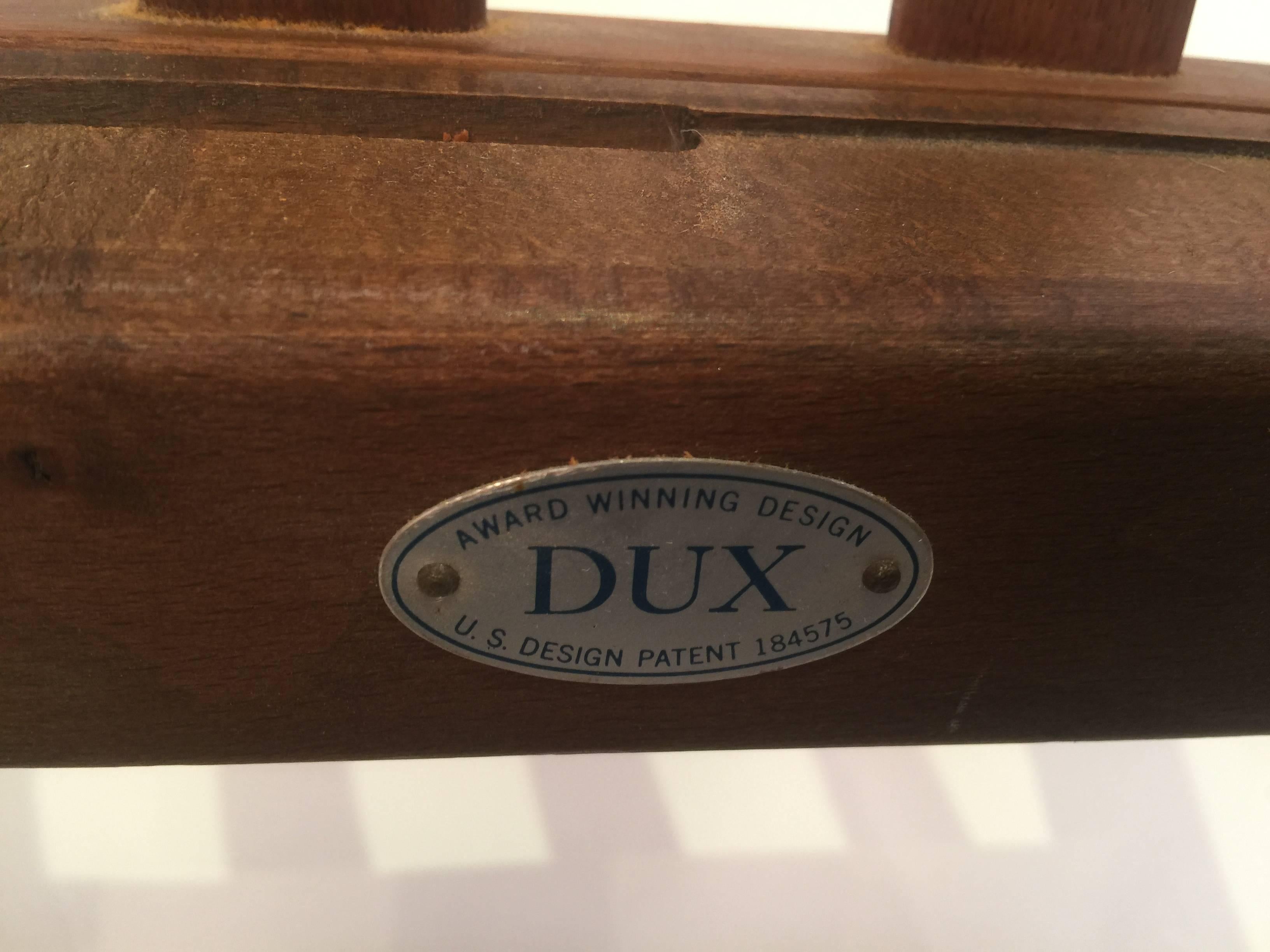 Teak Pair of Folke Olhsson DUX Scissor Chairs