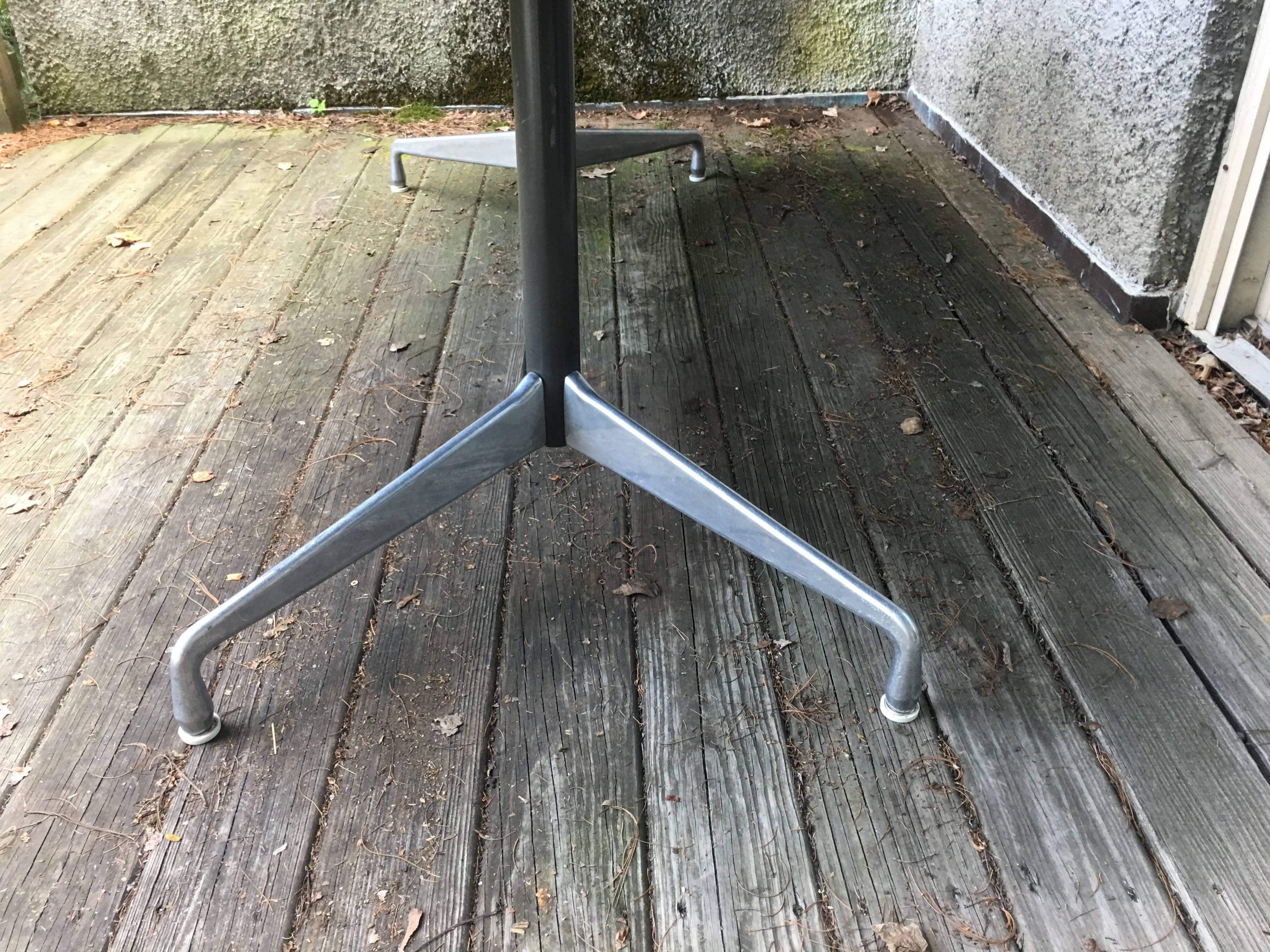 Aluminum Rosewood Herman Miller Eames Conference or Dining Table