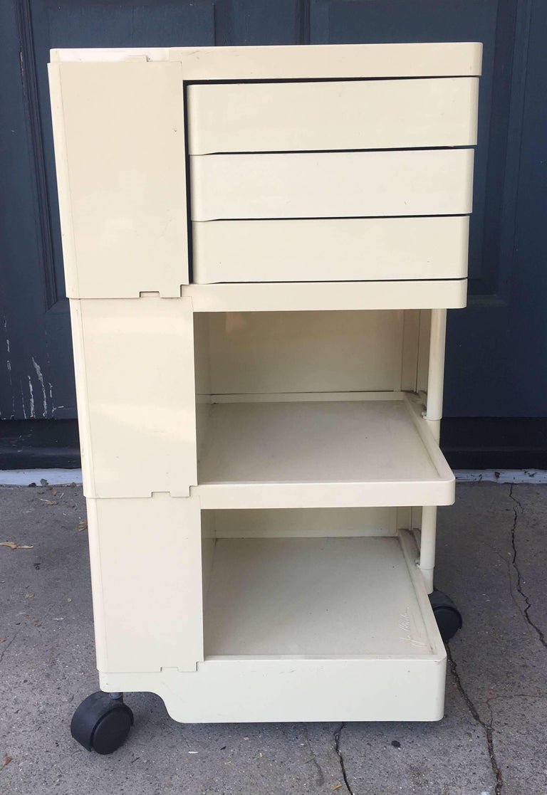 Two Vintage Joe Colombo Boby Storage Carts For Sale at 1stDibs