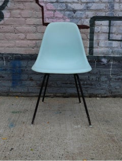 Rare Herman Miller Eames DSX Dining Chair in Robin’s Egg Blue