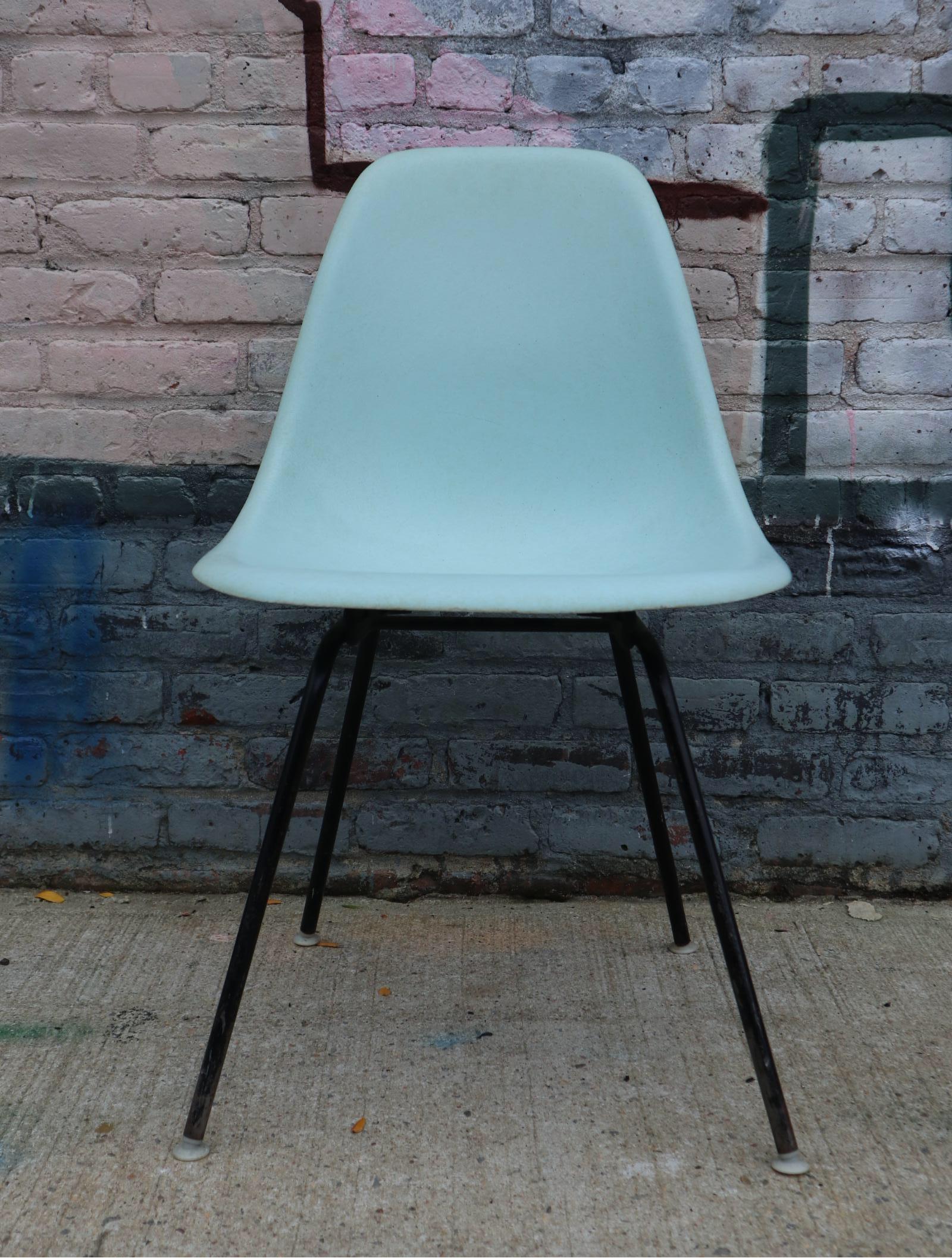 robin egg blue chair