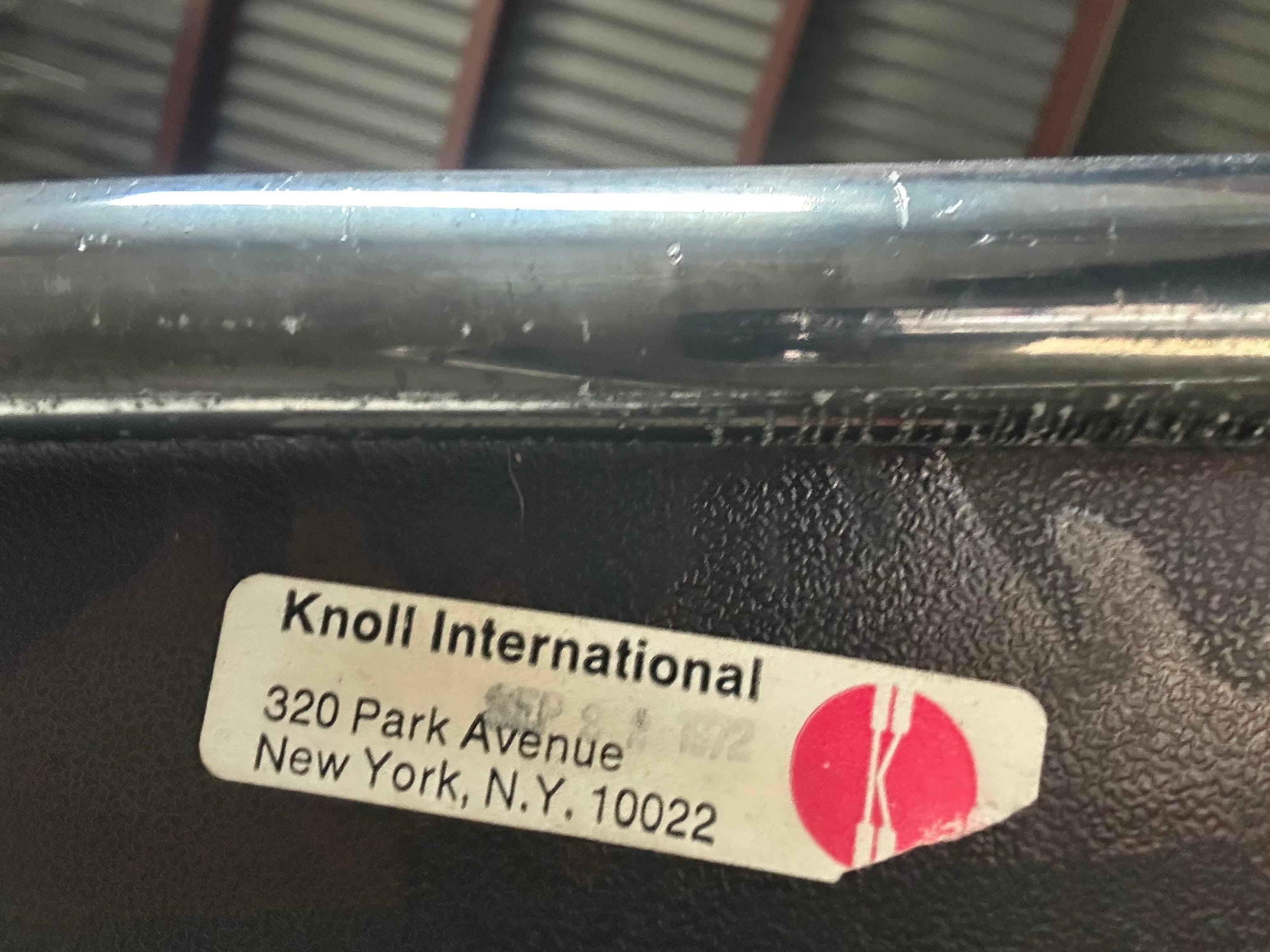 Charles Pollock-Schreibtischstuhl von Knoll in gebranntem Orange 10