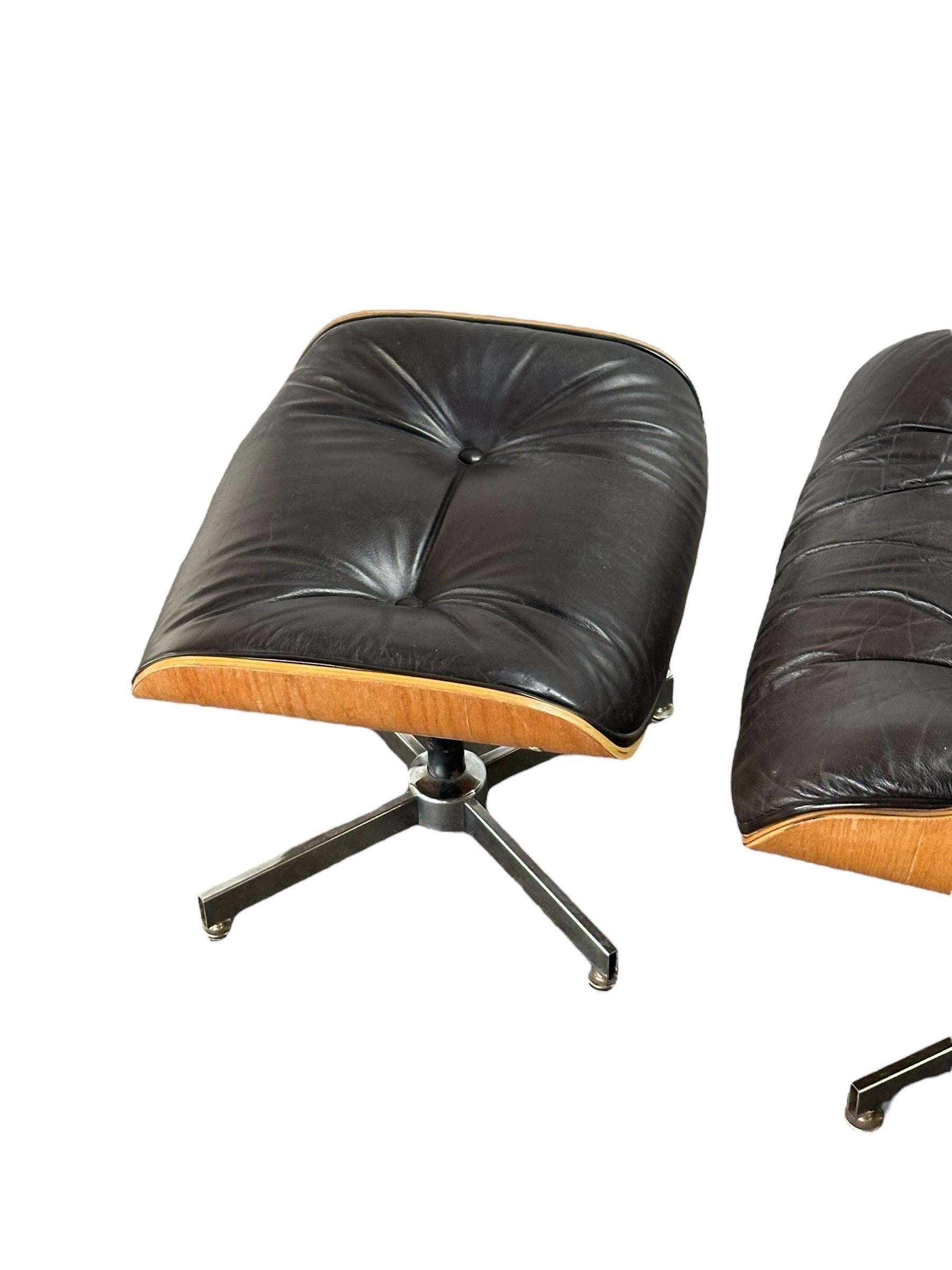 Plycraft Silla Reclinable y Otomana Moderna de Mitad de Siglo según Eames 4