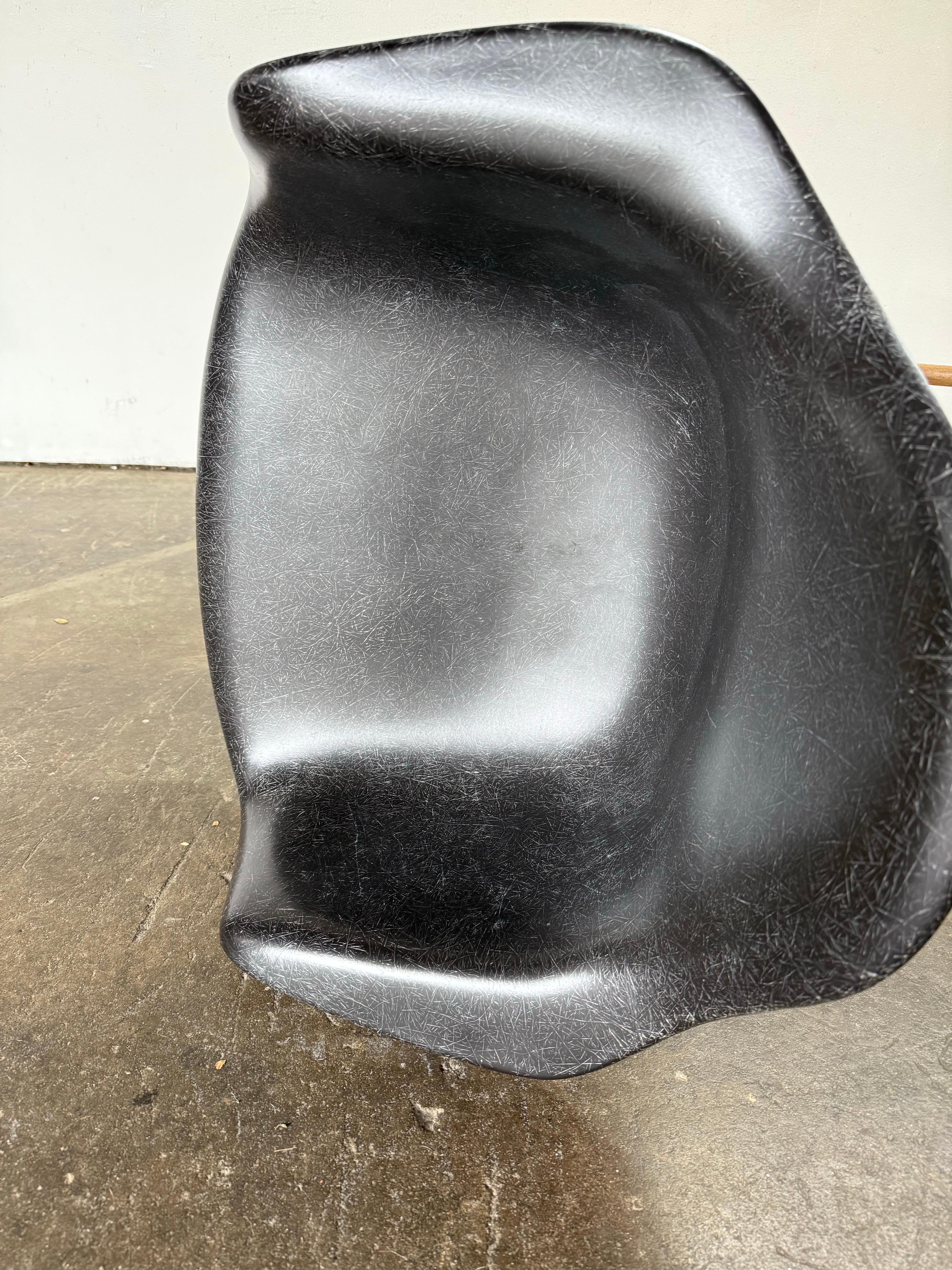 Restored Herman Miller Eames Fiberglass Rocking Chair For Sale 8
