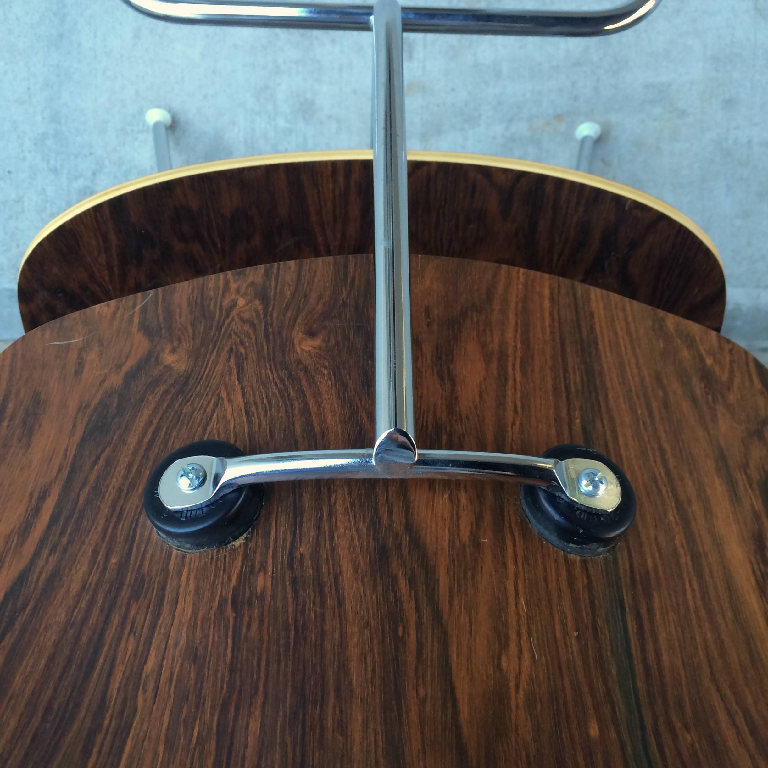 Pair of Eames Rosewood DCM Chairs for Herman Miller 2